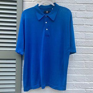 Devon Harris Men's Blue Polo Golf Shirt Size: M
